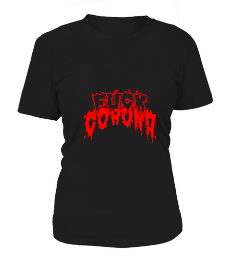 fuck corona red text Women's T-Shirt
