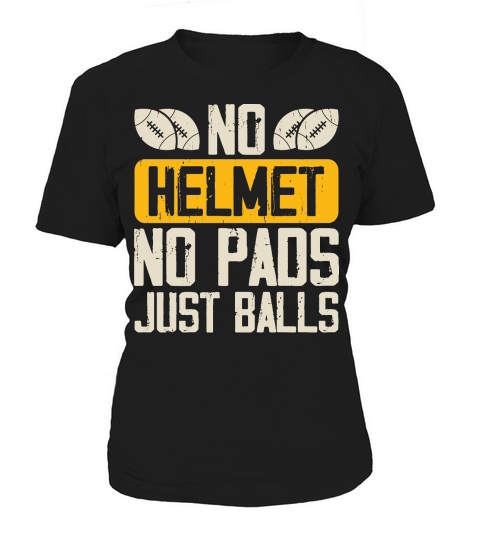 Vintage Rugby Player no Helmet no pads just balls Women's T-Shirt