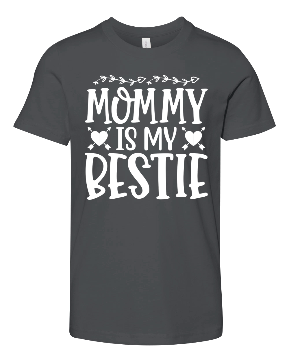Mommy is my bestie Youth Unisex Jersey Tee