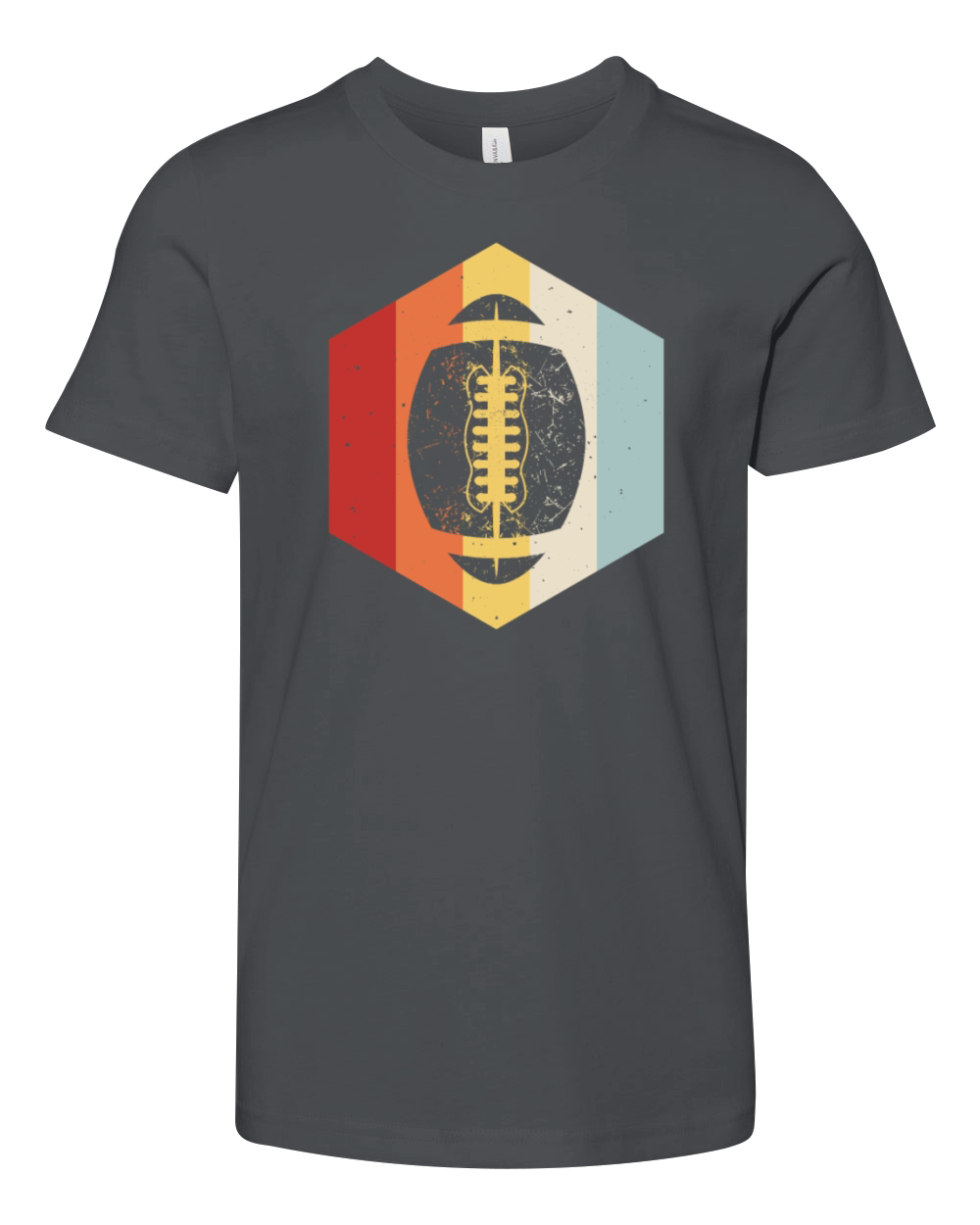 Retro Vintage Rugby Youth Unisex Jersey Tee