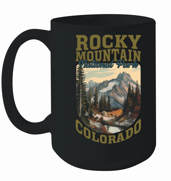 Rocky Mountain National Park Colorado Ceramic Mug