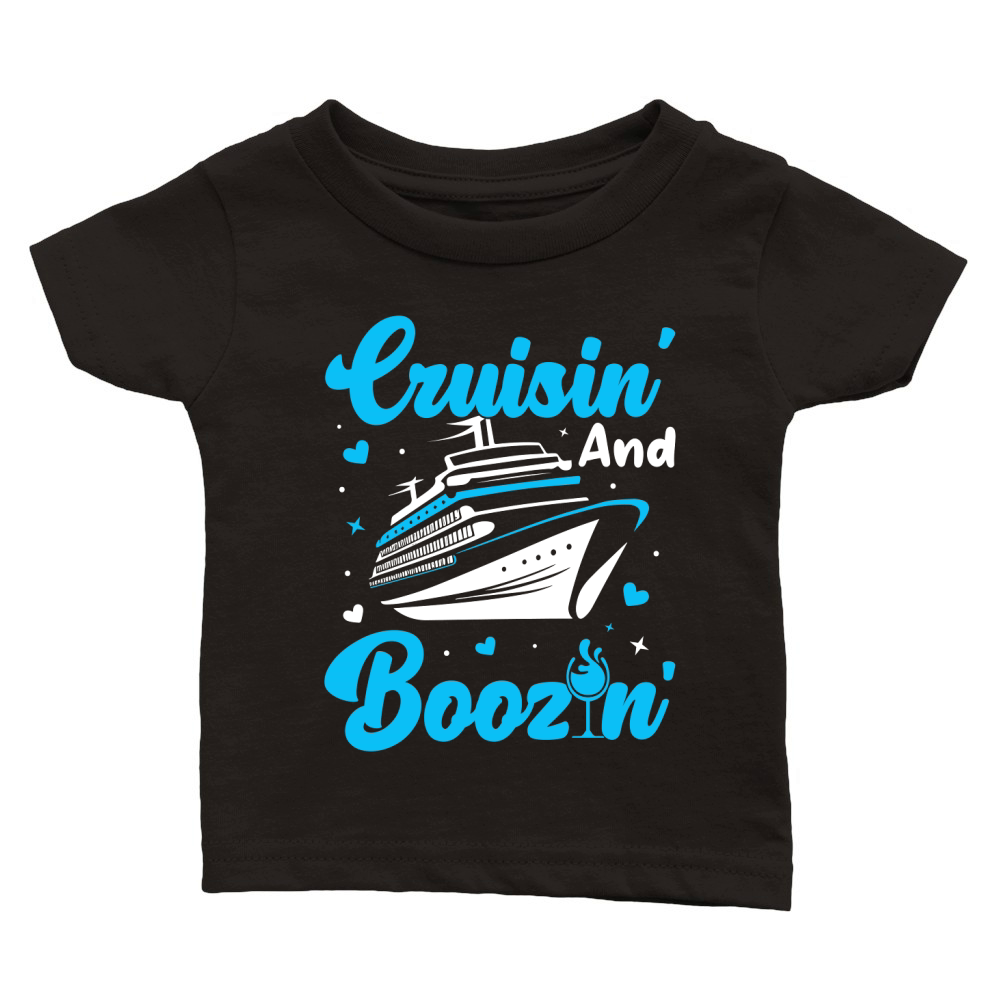 Cruisin and Boozin Classic Baby Crewneck T-shirt