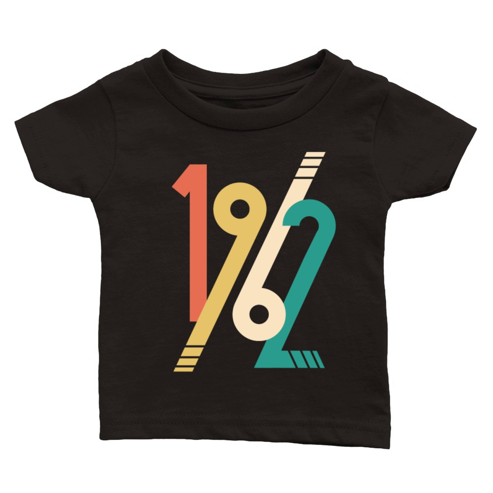 Vintage 1962 - 60 years old - 60th birthday gift Classic Baby Crewneck T-shirt