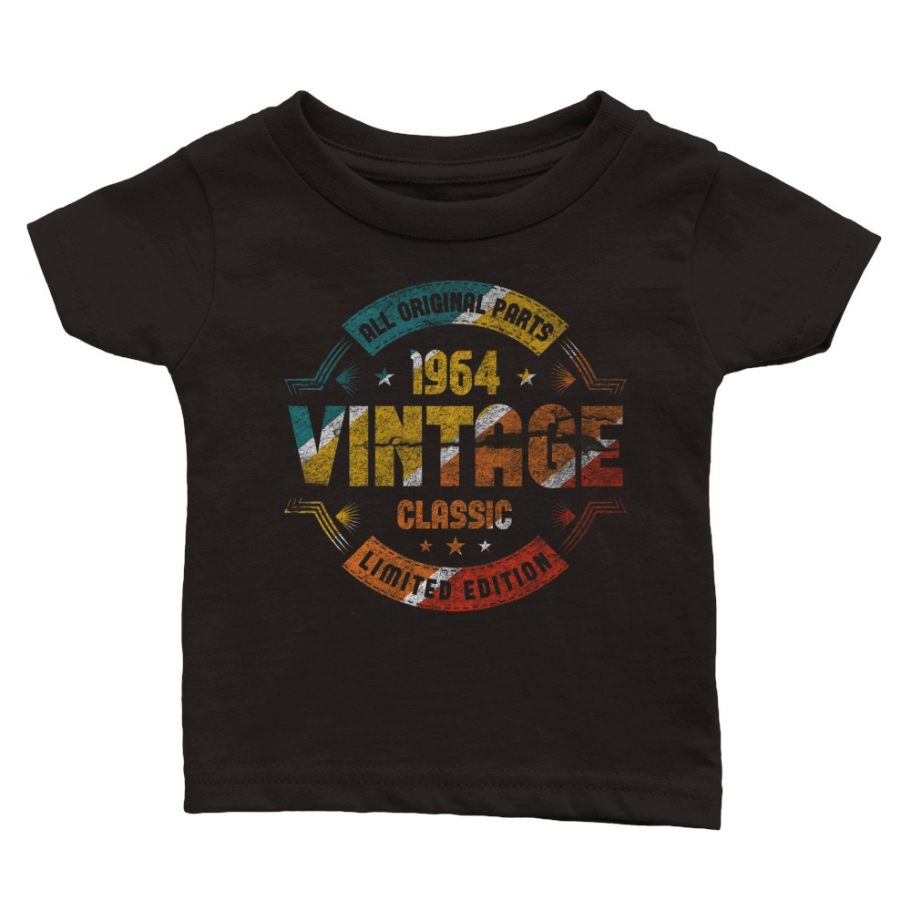 Vintage 1964 Classic Limited Edition Classic Baby Crewneck T-shirt