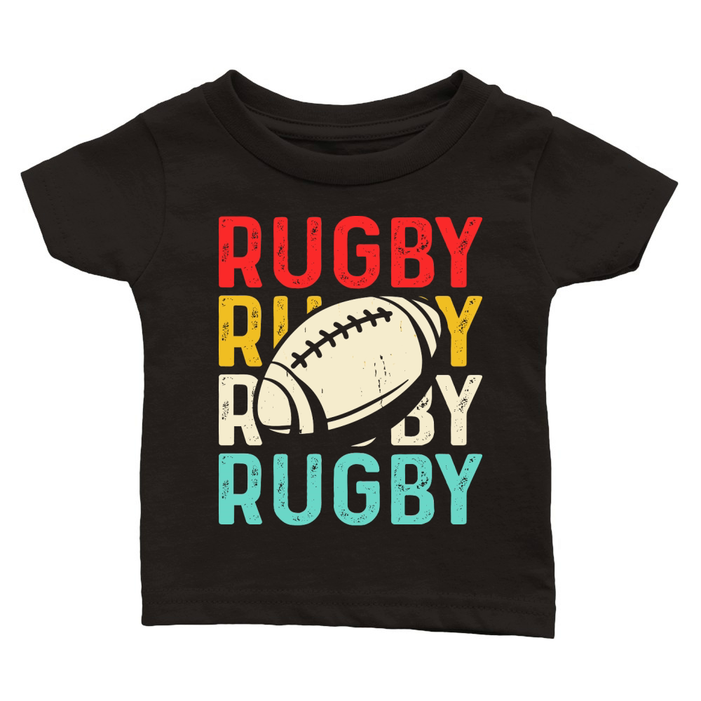Vintage Rugby Player 3 Classic Baby Crewneck T-shirt