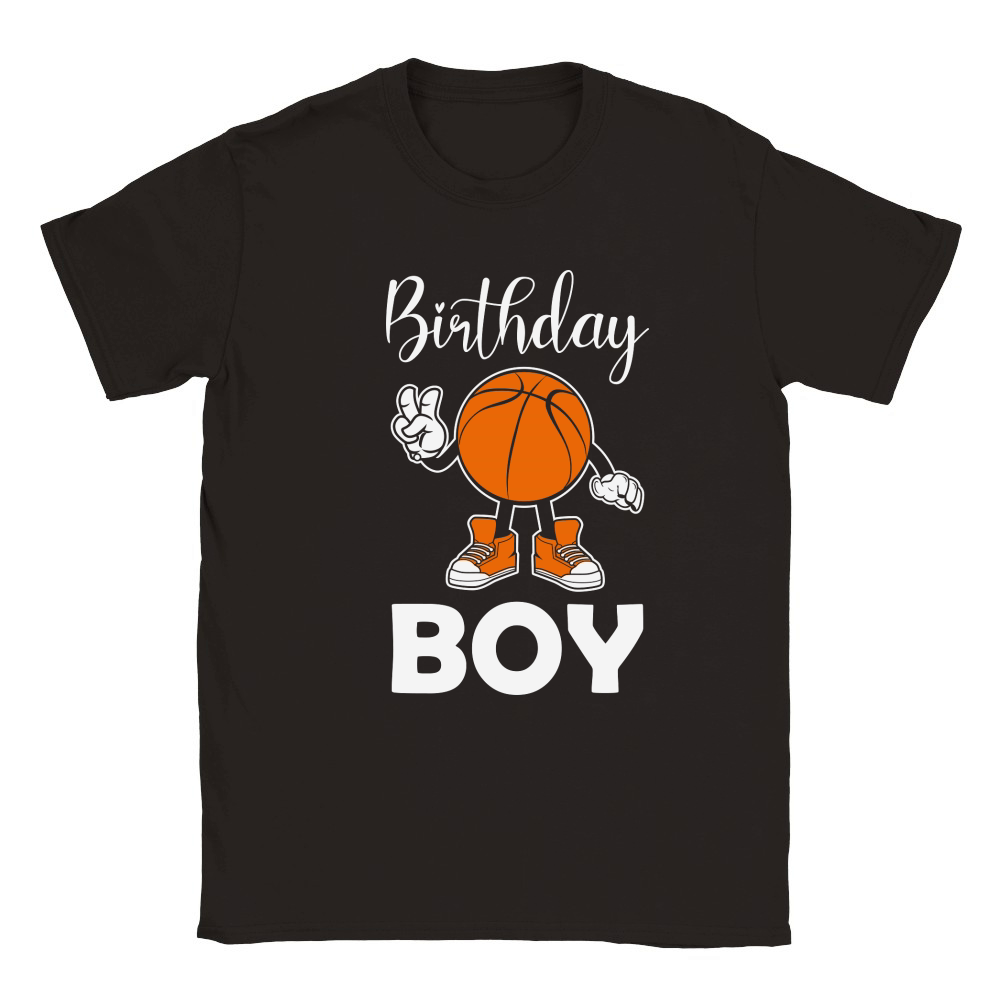 birthday boy basketball Classic Kids Crewneck T-shirt