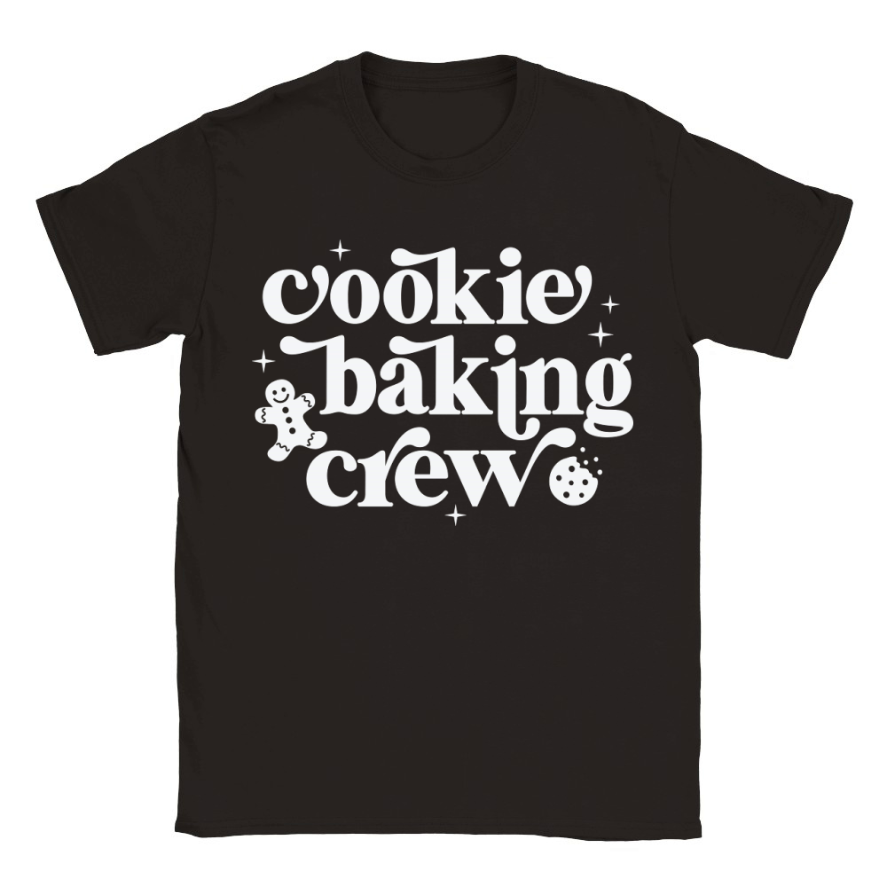 CookieBakingCrew 1White Classic Kids Crewneck T-shirt
