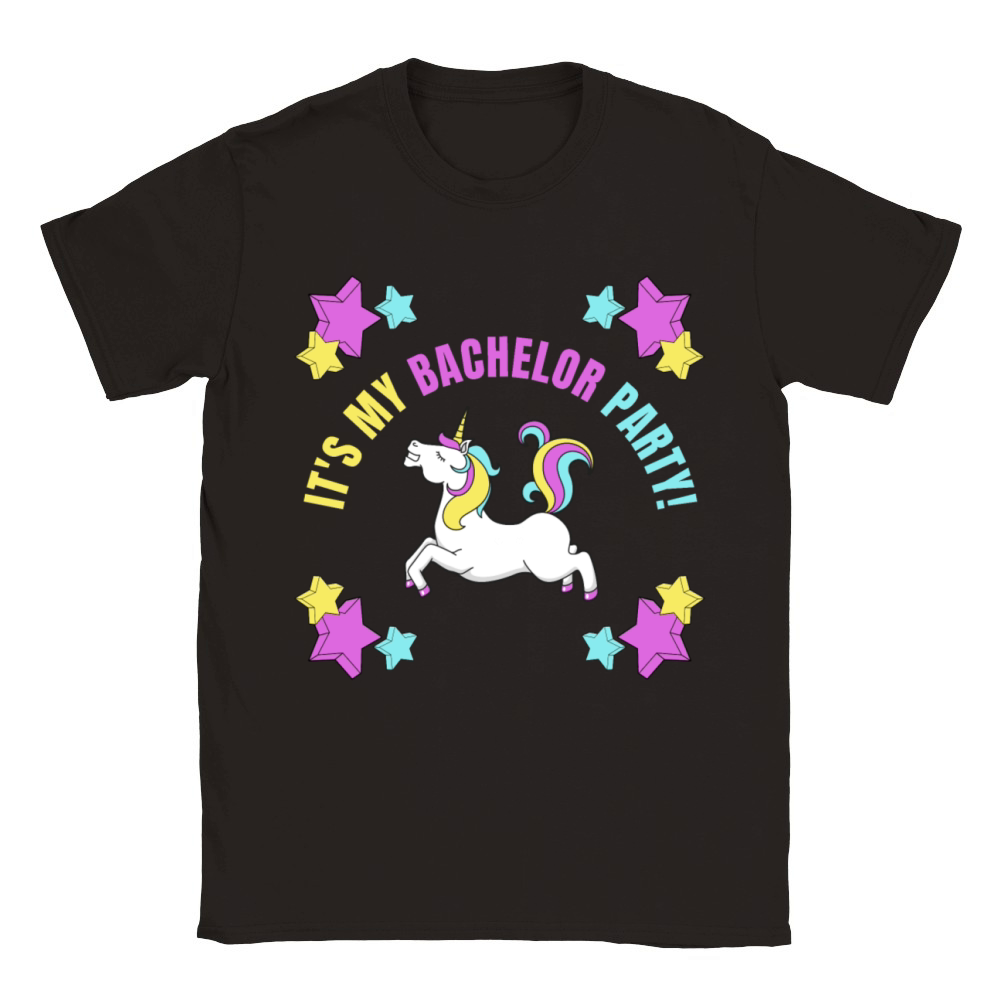 Its My Bachelor Party Unicorn Classic Kids Crewneck T-shirt