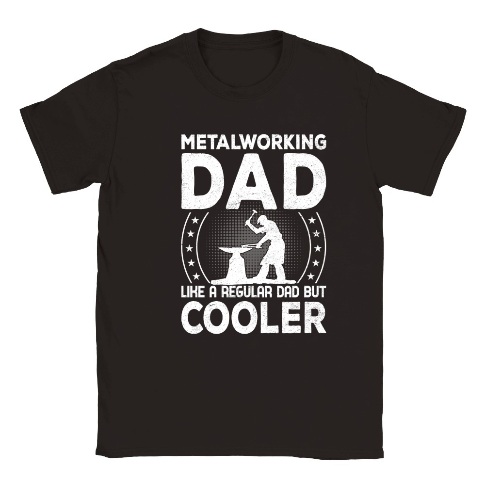Metalworking Dad Like A Regular dad but Cooler 03 Classic Kids Crewneck T-shirt