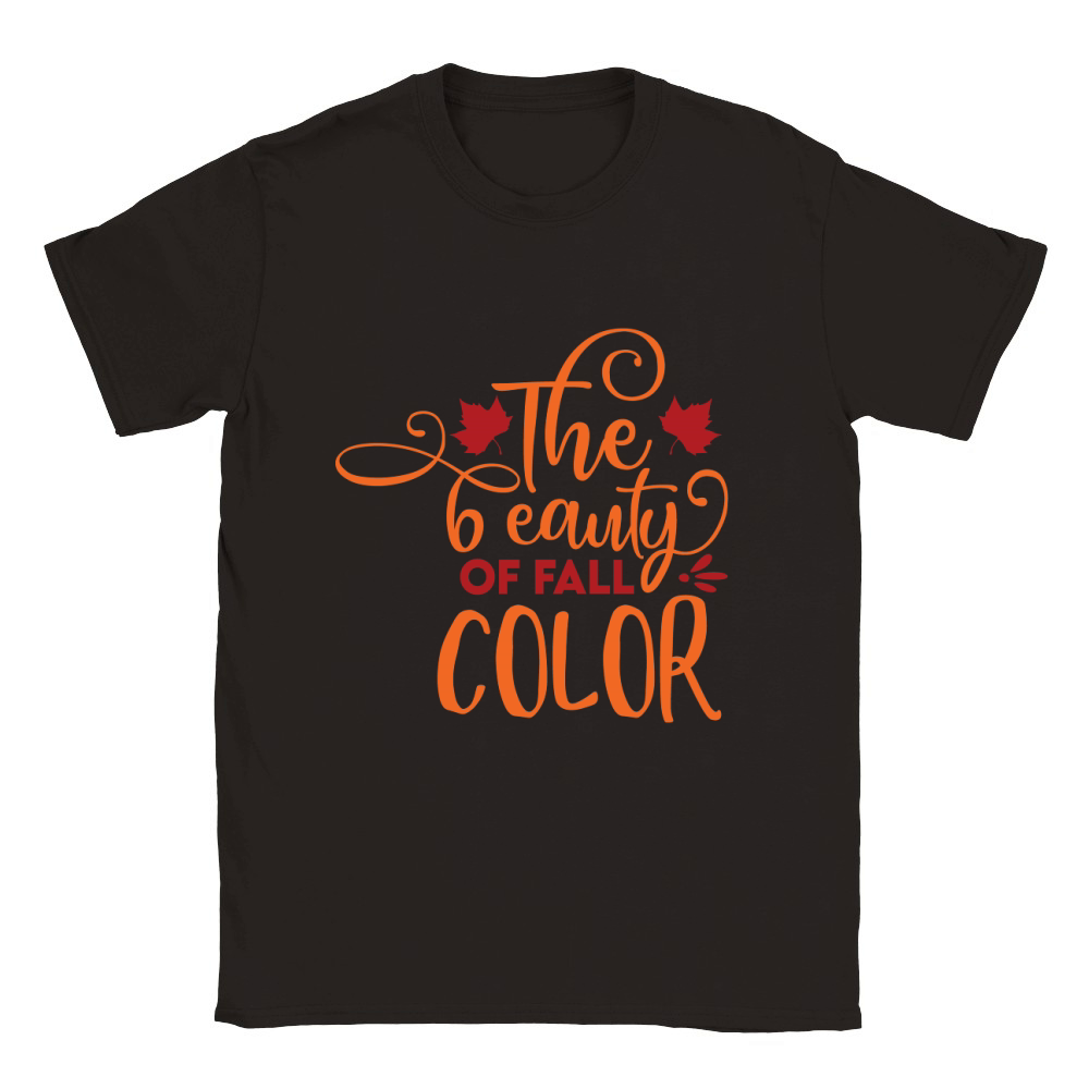 The beauty of fall color Classic Kids Crewneck T-shirt