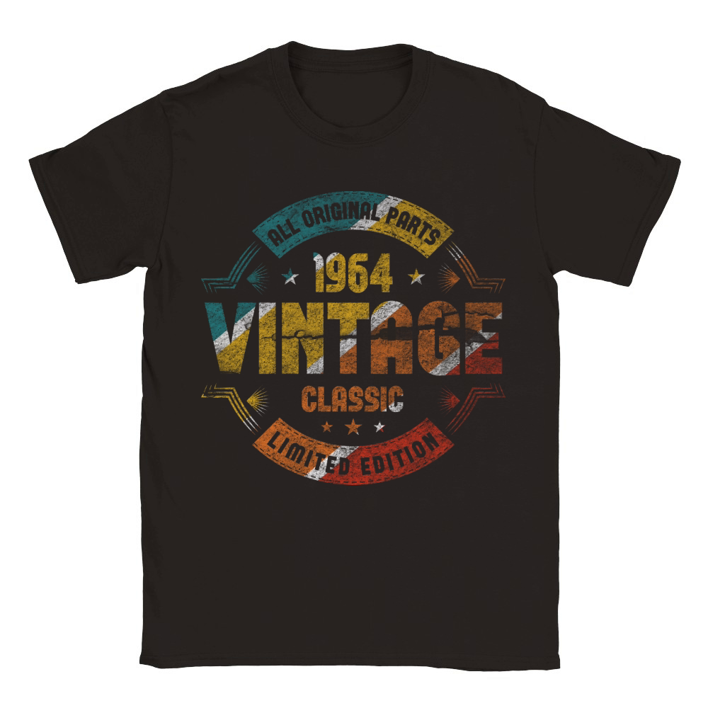 Vintage 1964 Classic Limited Edition Classic Kids Crewneck T-shirt