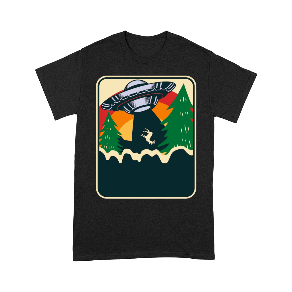 Vintage UFO Alien Deer Comfort T-shirt