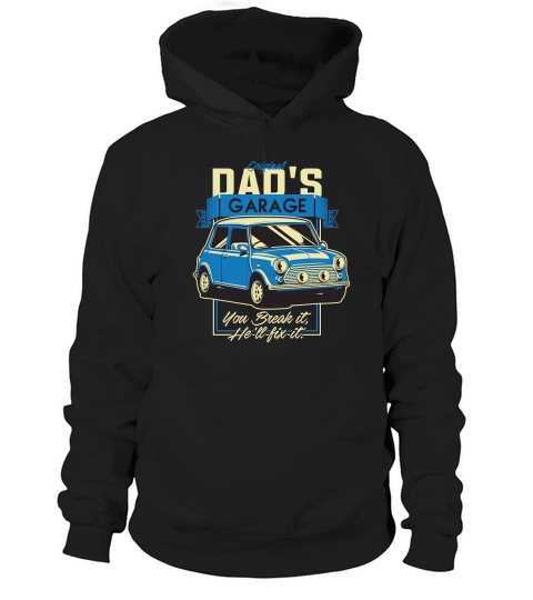 Fathers Day   Vintage Car Dad Hoodie Unisex