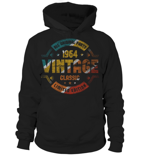 Vintage 1964 Classic Limited Edition Hoodie Unisex