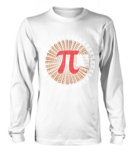 pi simple tshirt Long sleeved Unisex