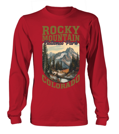 Rocky Mountain National Park Colorado Long sleeved Unisex