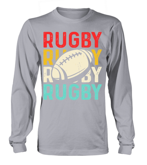 Vintage Rugby Player 3 Long sleeved Unisex