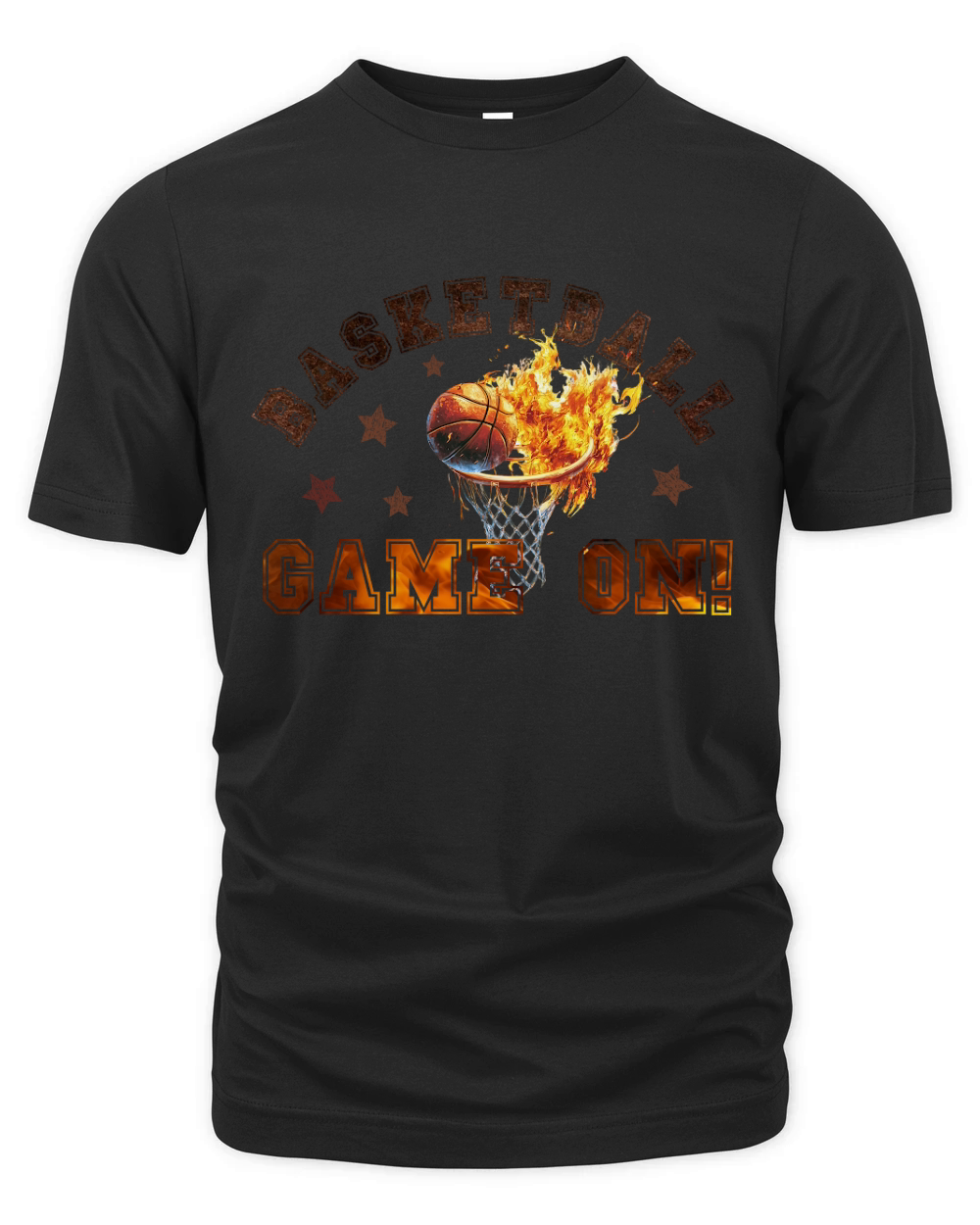 Basketball game on! Organic Unisex T-shirt