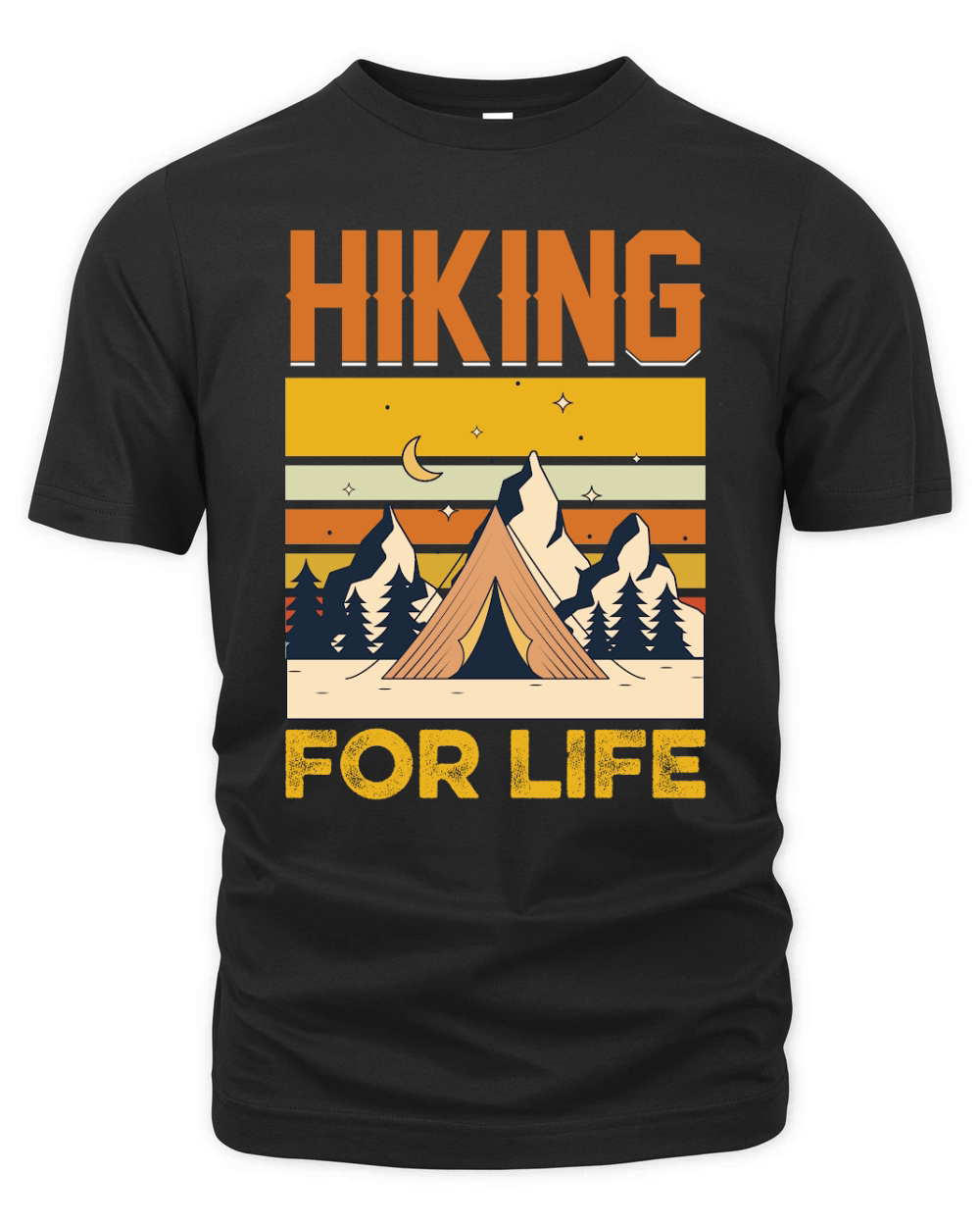 Excellent Hiking for Life Organic Unisex T-shirt