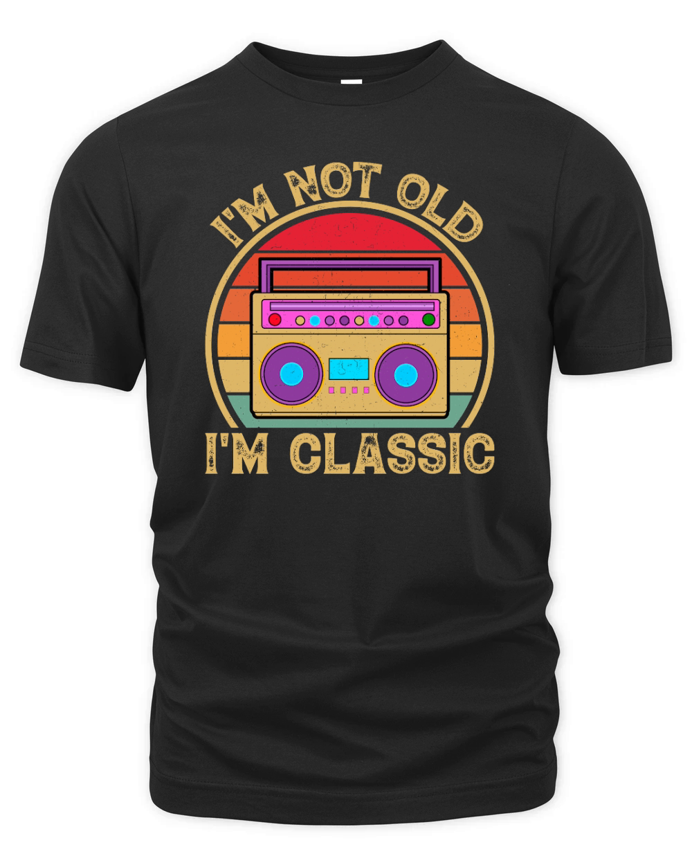 Old Vintage I am not old i am a classic Organic Unisex T-shirt