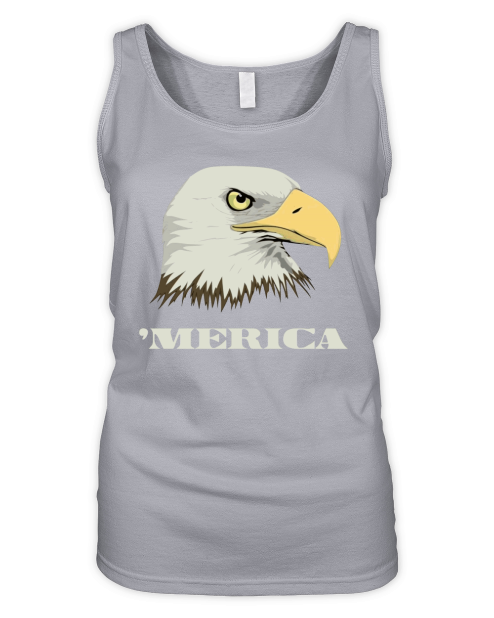 American Bald Eagle For Merica Organic Women's Tank Top