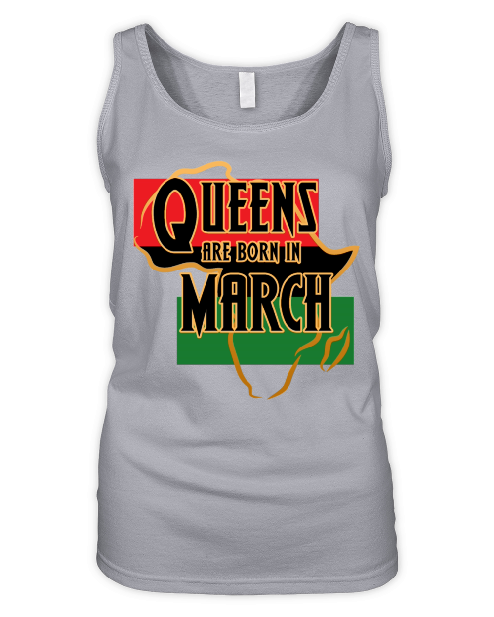 Birthday Queens Are Born In March Organic Women's Tank Top