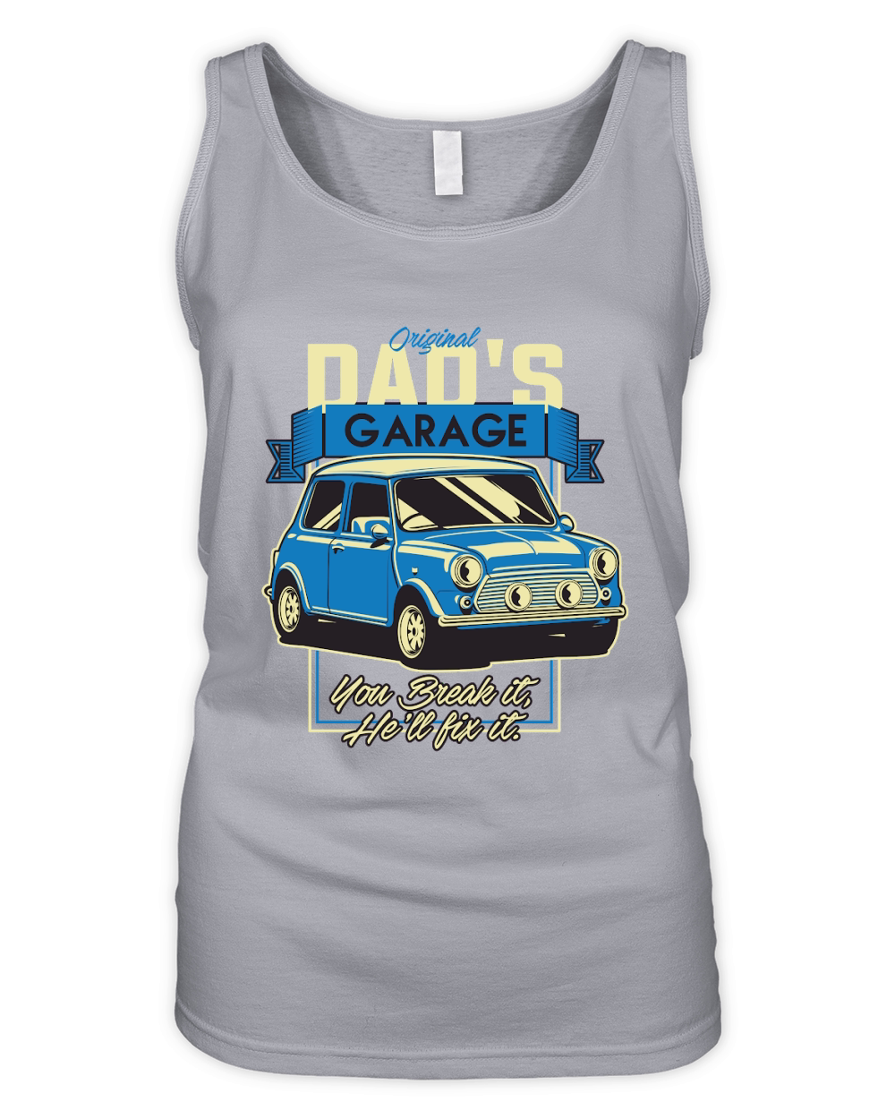 Fathers Day   Vintage Car Dad Organic Women's Tank Top