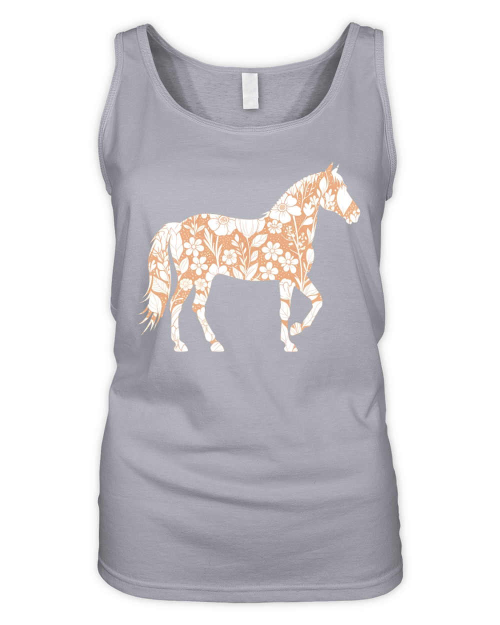 Funny Horse 3 Organic Women's Tank Top