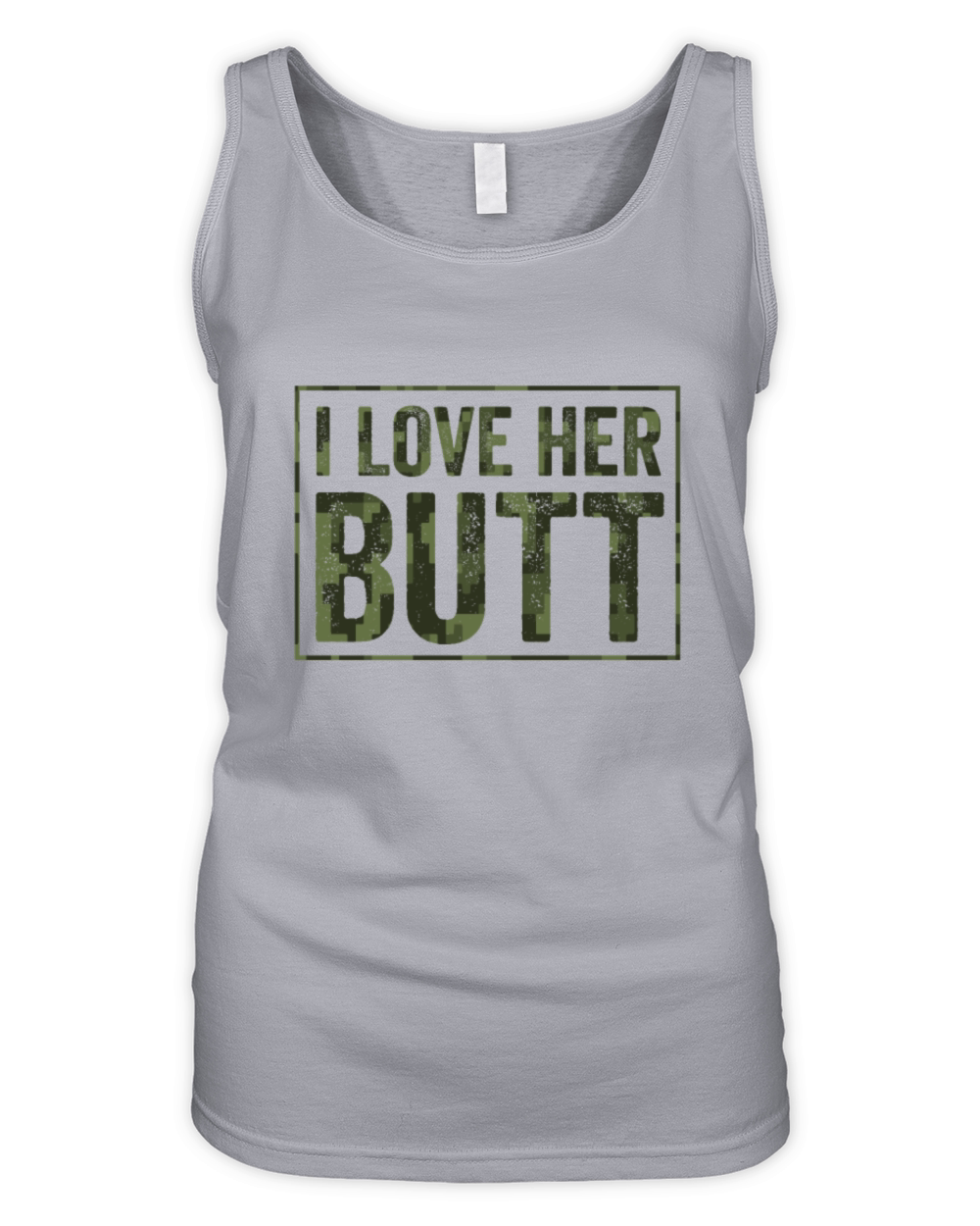 I Love Her Butt Mens Couples Valentine Organic Women's Tank Top