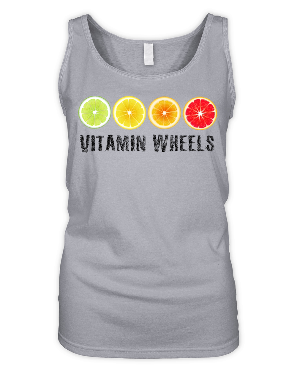 Lime Lemon Orange Vitamin Citrus Wheels of a Organic Women's Tank Top