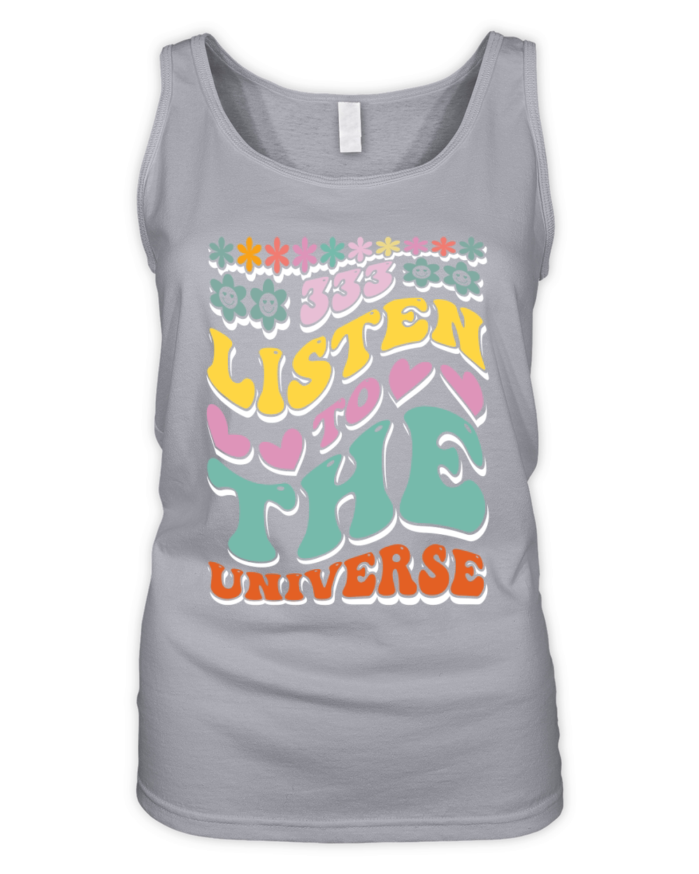 listen to the universe Organic Women's Tank Top