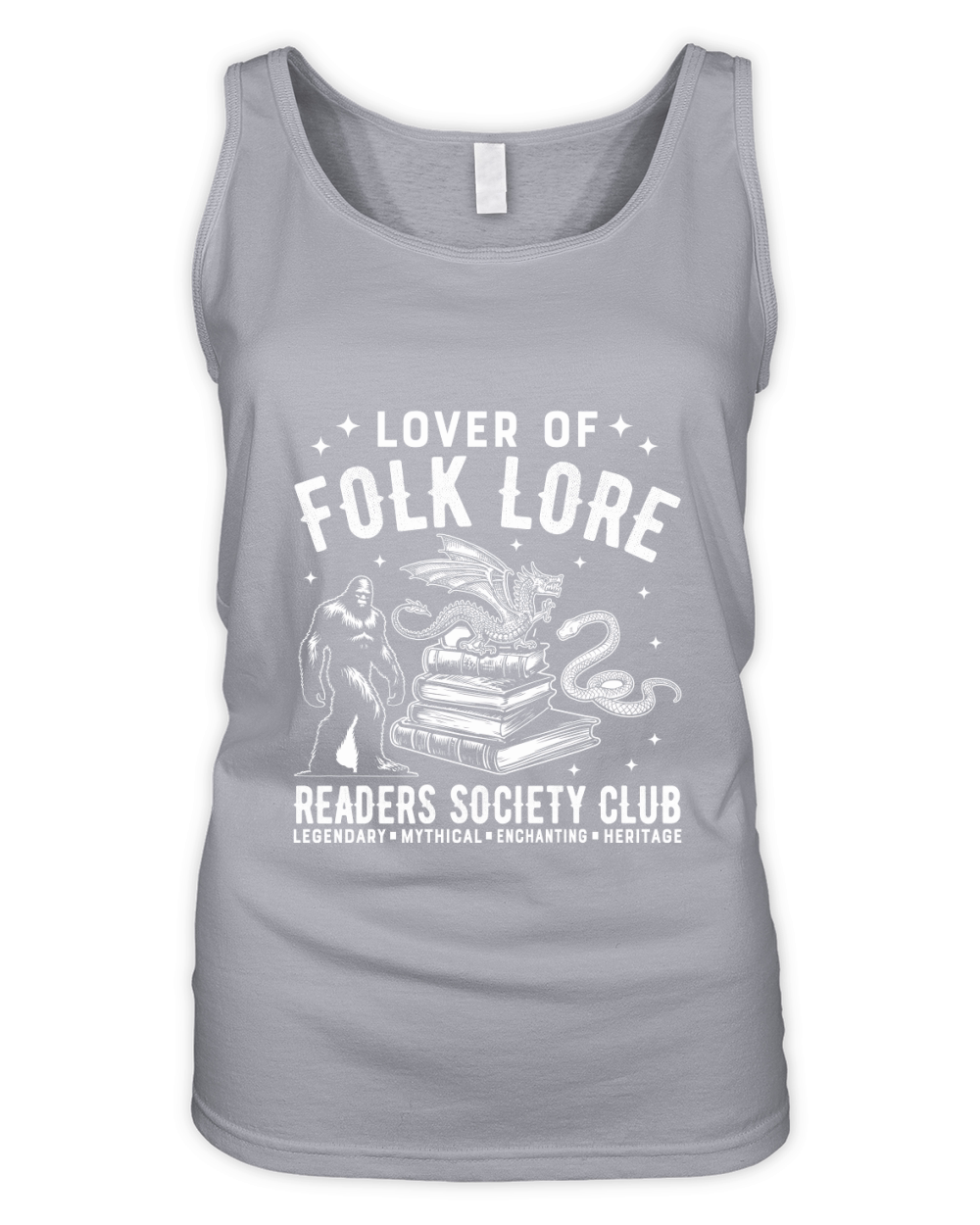 lover of folk lore readers society club legendary  mythical  enchanting  heritage Organic Women's Tank Top