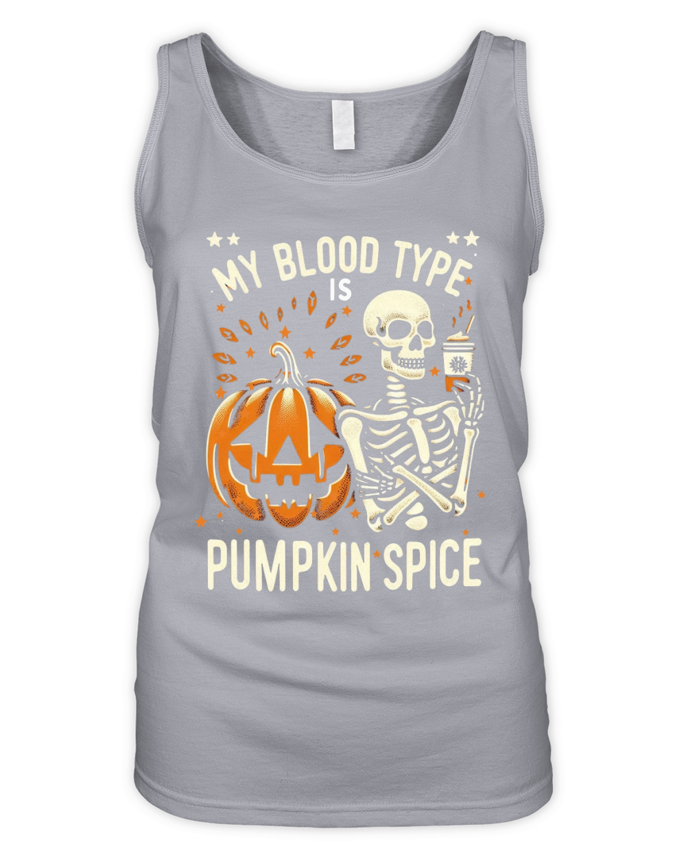 My Blood Type is Pumpkin Spice 03 Organic Women's Tank Top