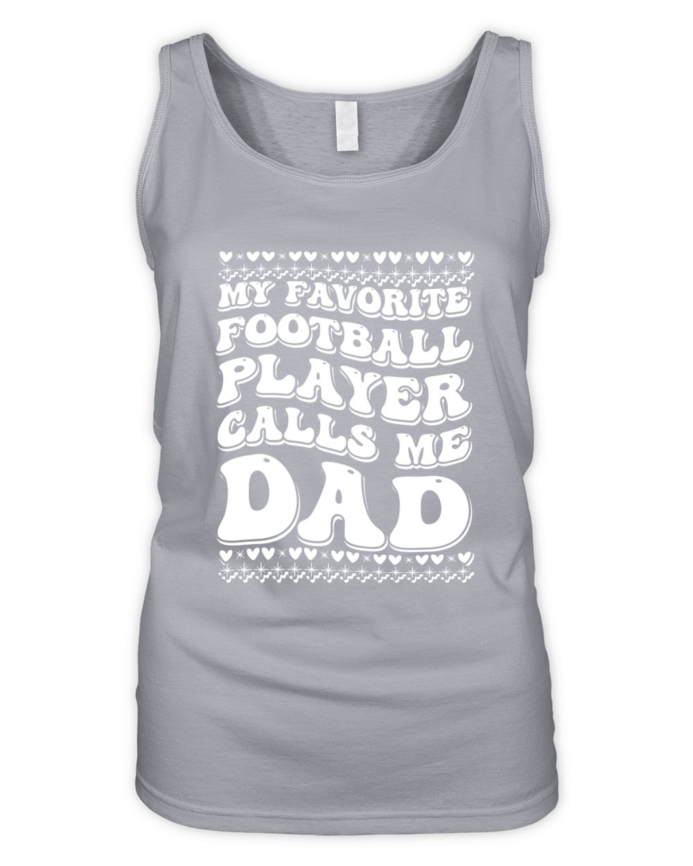 My Favorite Football Player Calls Me Dad 02 Organic Women's Tank Top