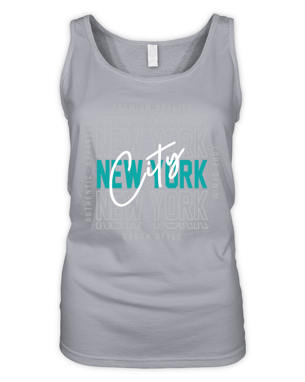 New York City Streetwear 7 Organic Women's Tank Top