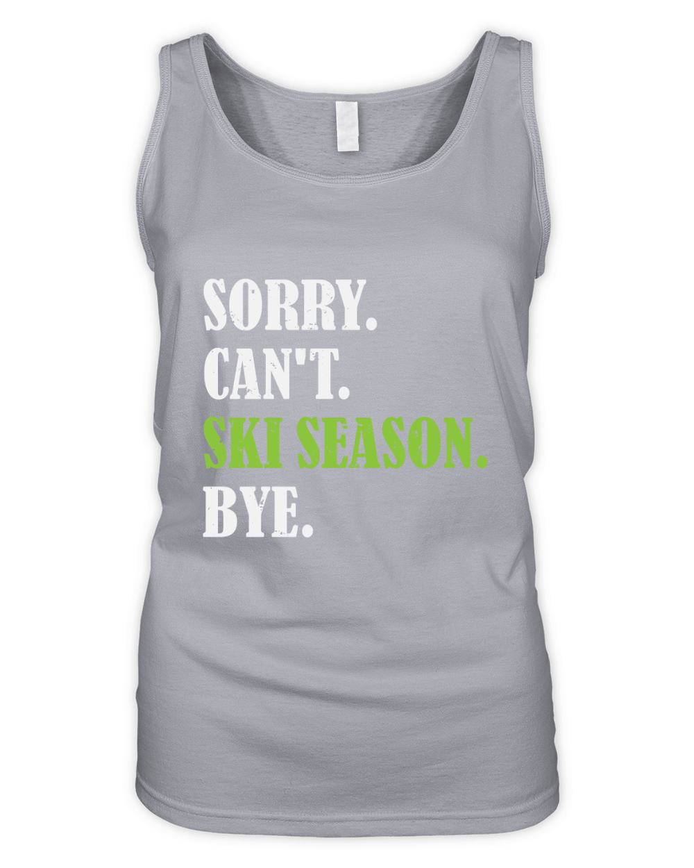 Sorry cant ski season 02 Organic Women's Tank Top