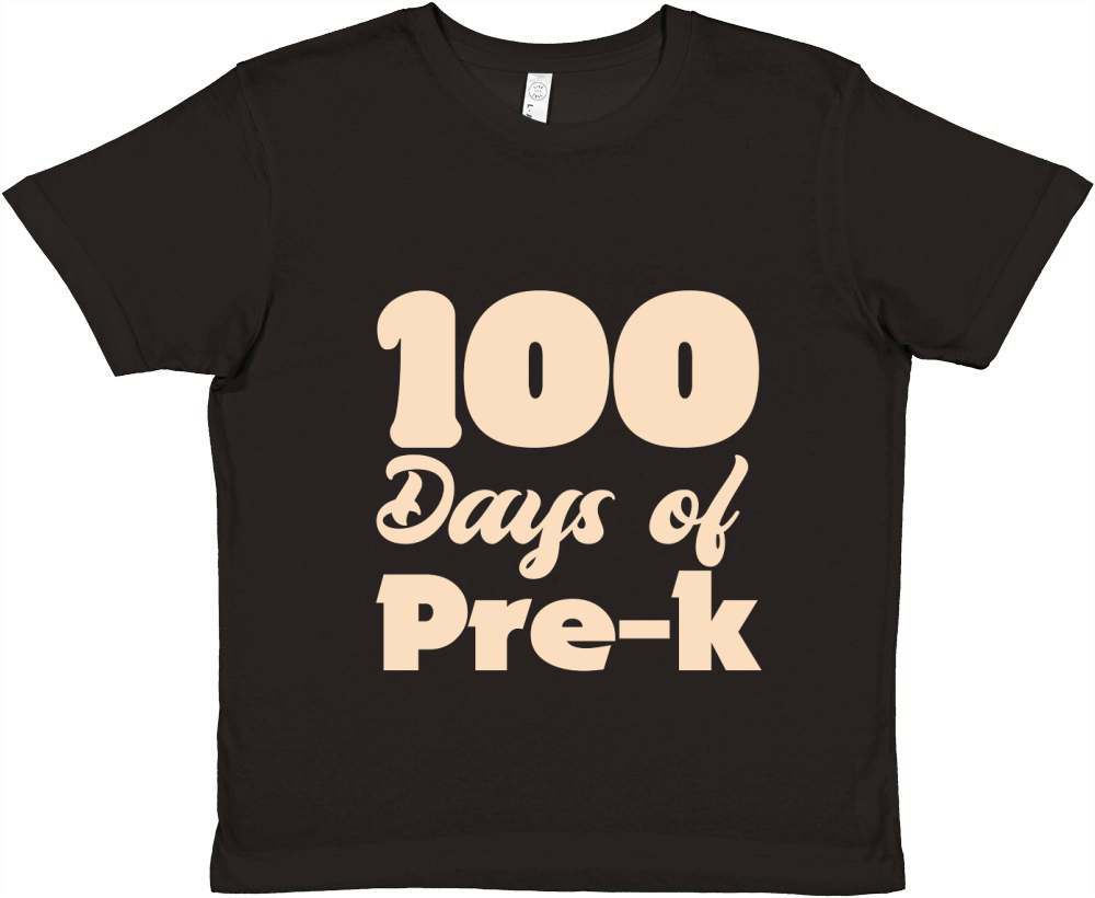 100 Days Of pre k Premium Kids Crewneck T-shirt