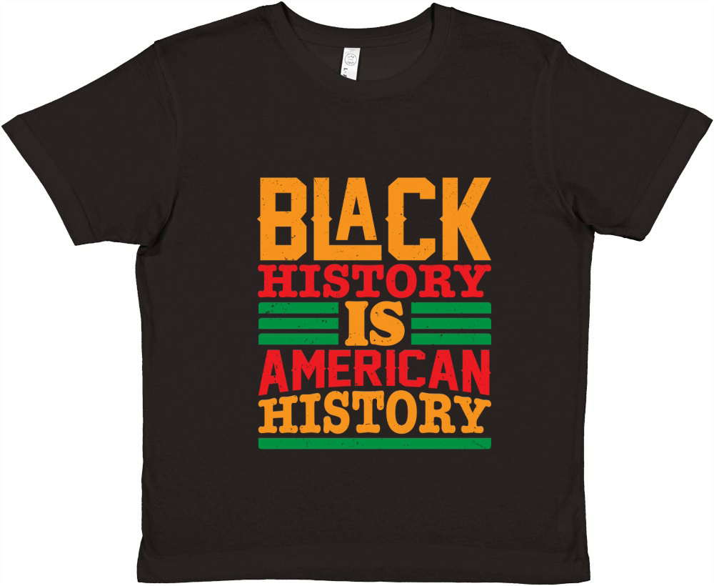 Black history is american history Premium Kids Crewneck T-shirt