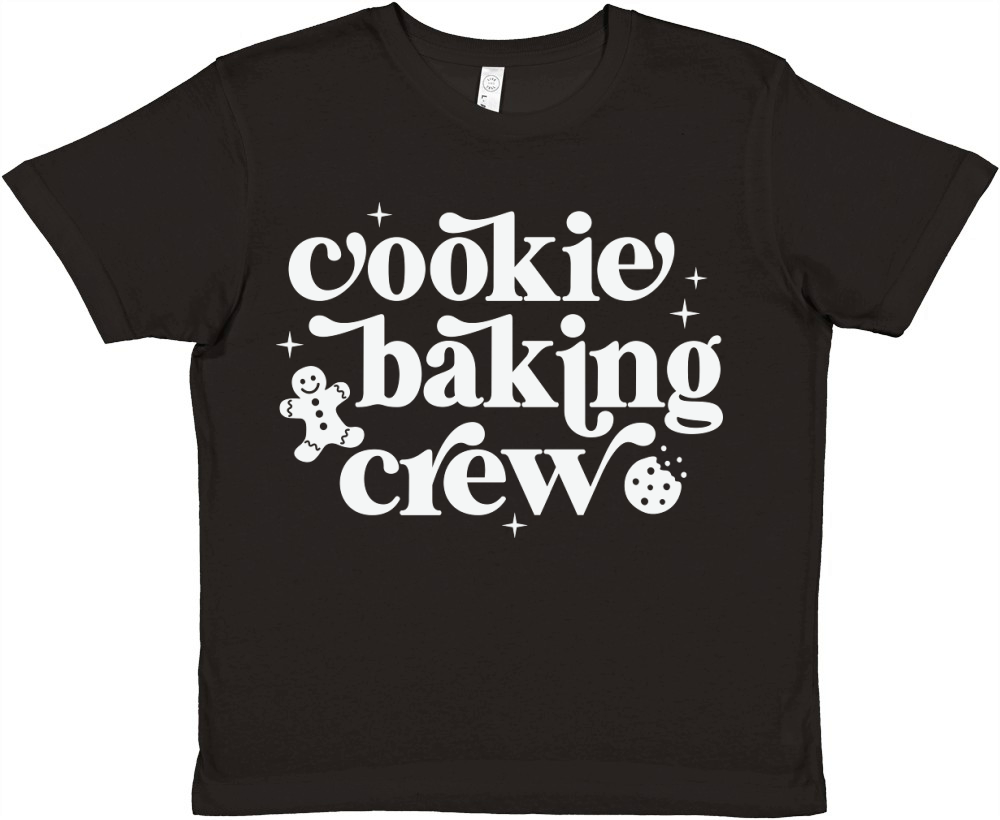 CookieBakingCrew 1White Premium Kids Crewneck T-shirt