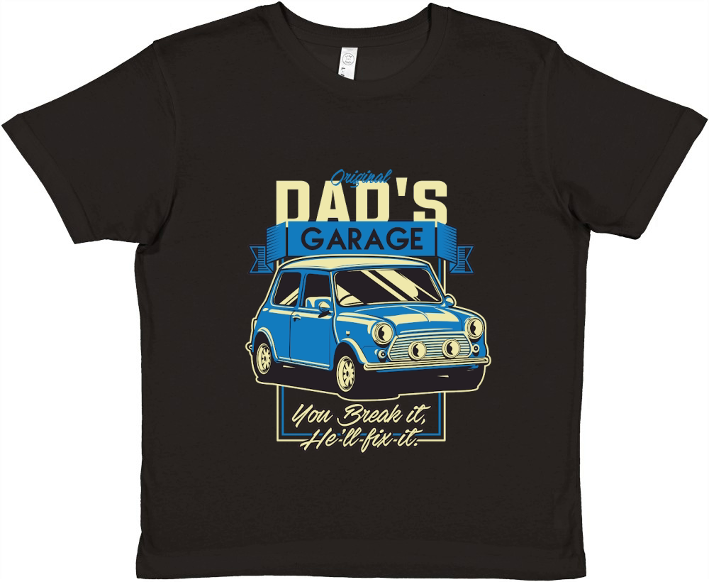 Fathers Day   Vintage Car Dad Premium Kids Crewneck T-shirt