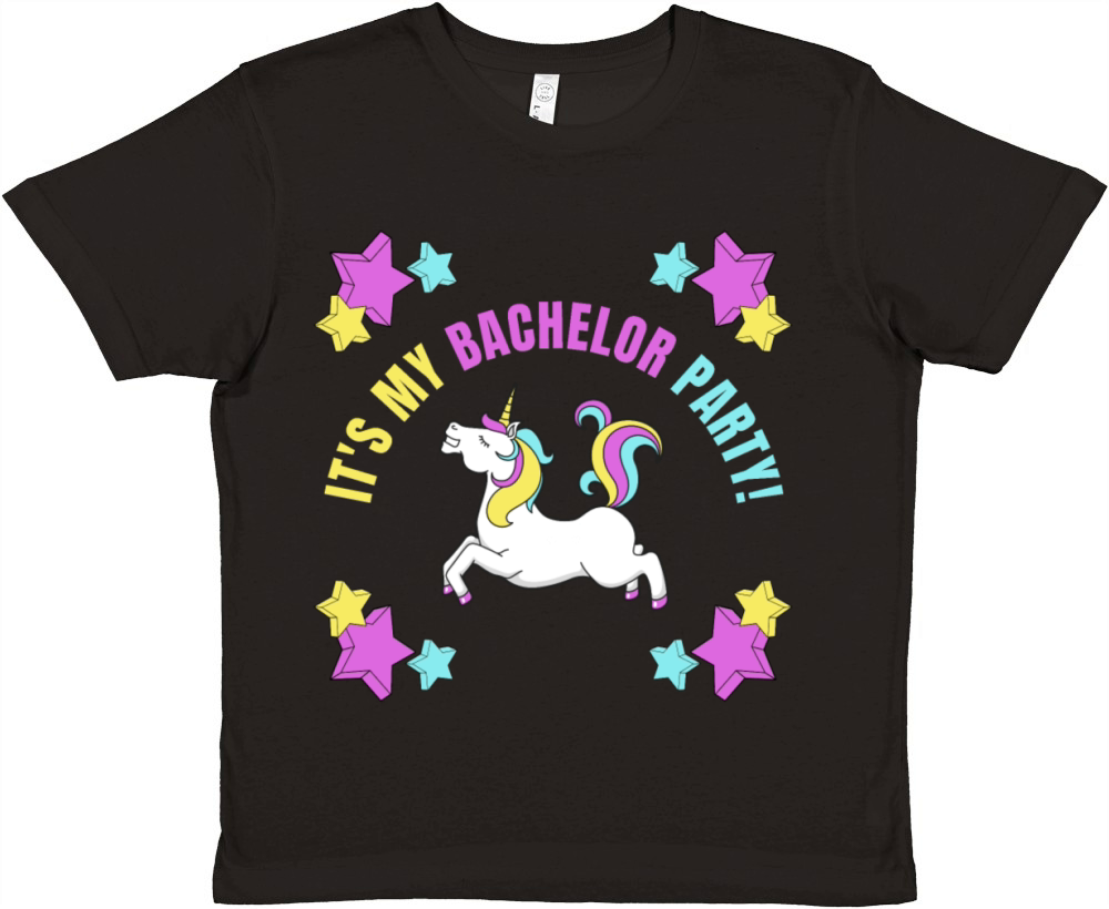 Its My Bachelor Party Unicorn Premium Kids Crewneck T-shirt