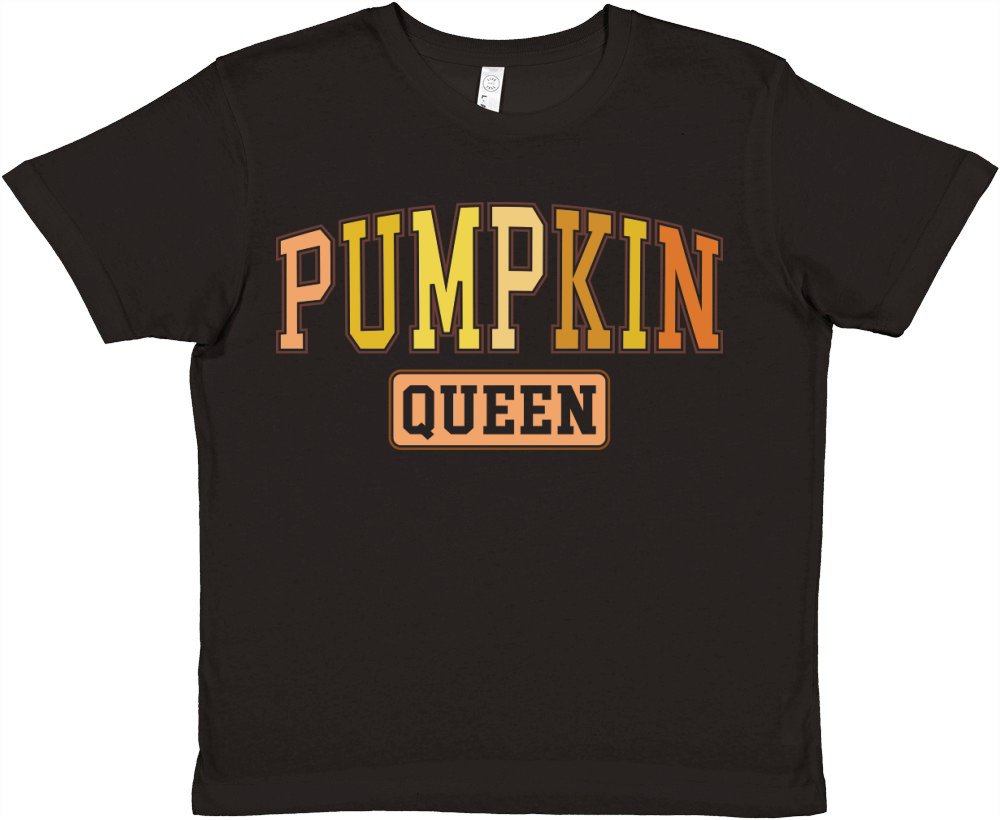 Pumpkin Queen 02 Premium Kids Crewneck T-shirt