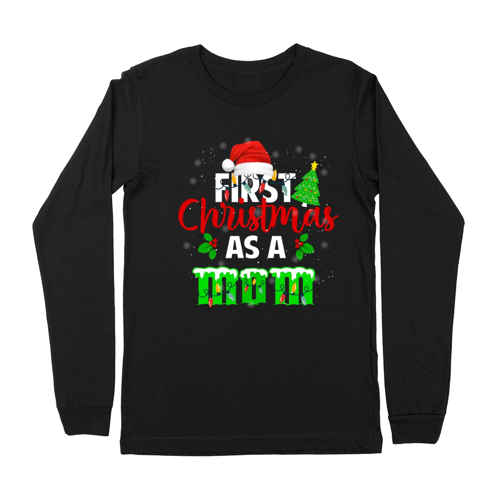first christmas as a mom Premium Long Sleeve