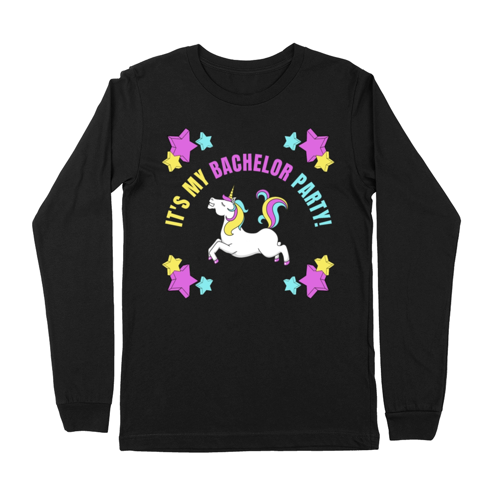 Its My Bachelor Party Unicorn Premium Long Sleeve