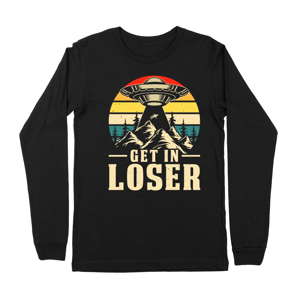 Vintage UFO Alien Get In loser 22 Premium Long Sleeve