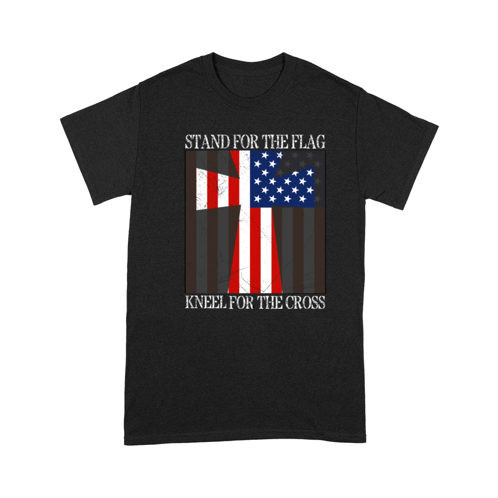 I Stand For The Flag And Kneel For The Cross T-shi Premium T-shirt