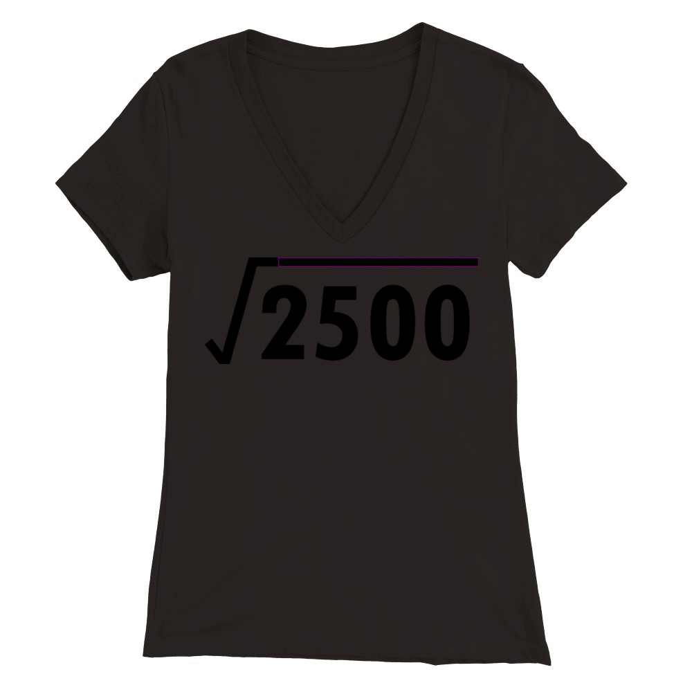 50th Birthday Premium Womens V-Neck T-shirt