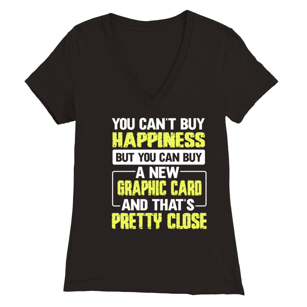 PC Gamer Quote for a PC Nerd Premium Womens V-Neck T-shirt