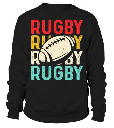 Vintage Rugby Player 3 Sweatshirt Unisex