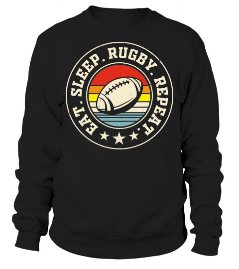 Vintage Rugby Player Sweatshirt Unisex